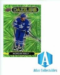 2021-22 Upper Deck Series 1 Dazzlers Green Retail #DZ-42 Morgan Rielly